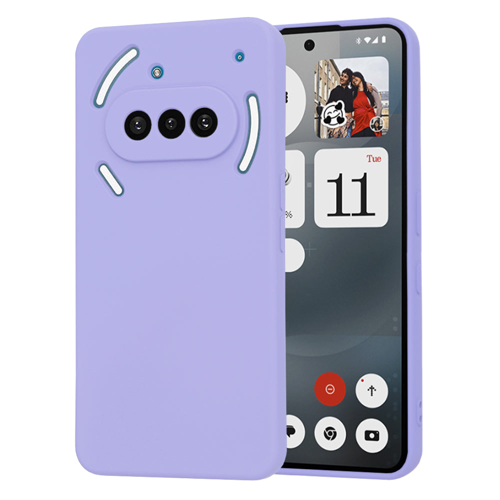 Deksel til Nothing Phone (3a), Techsuit, SoftFlex, Lys lilla