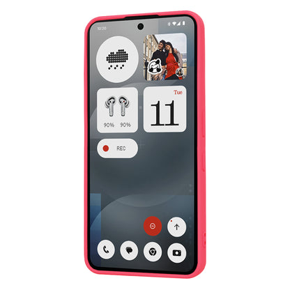 Deksel til Nothing Phone (3a), Techsuit, SoftFlex, Mørk Rosa