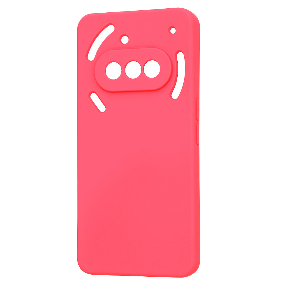 Deksel til Nothing Phone (3a), Techsuit, SoftFlex, Mørk Rosa