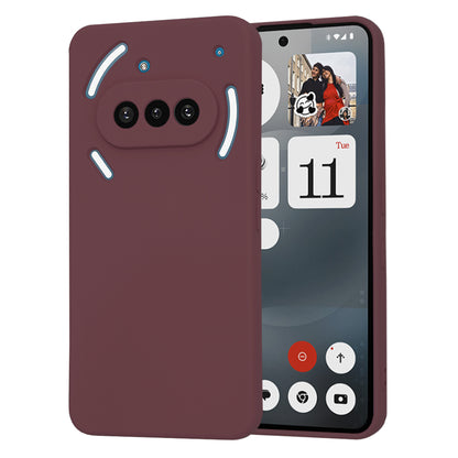 Deksel til Nothing Phone (3a), Techsuit, SoftFlex, Burgunder