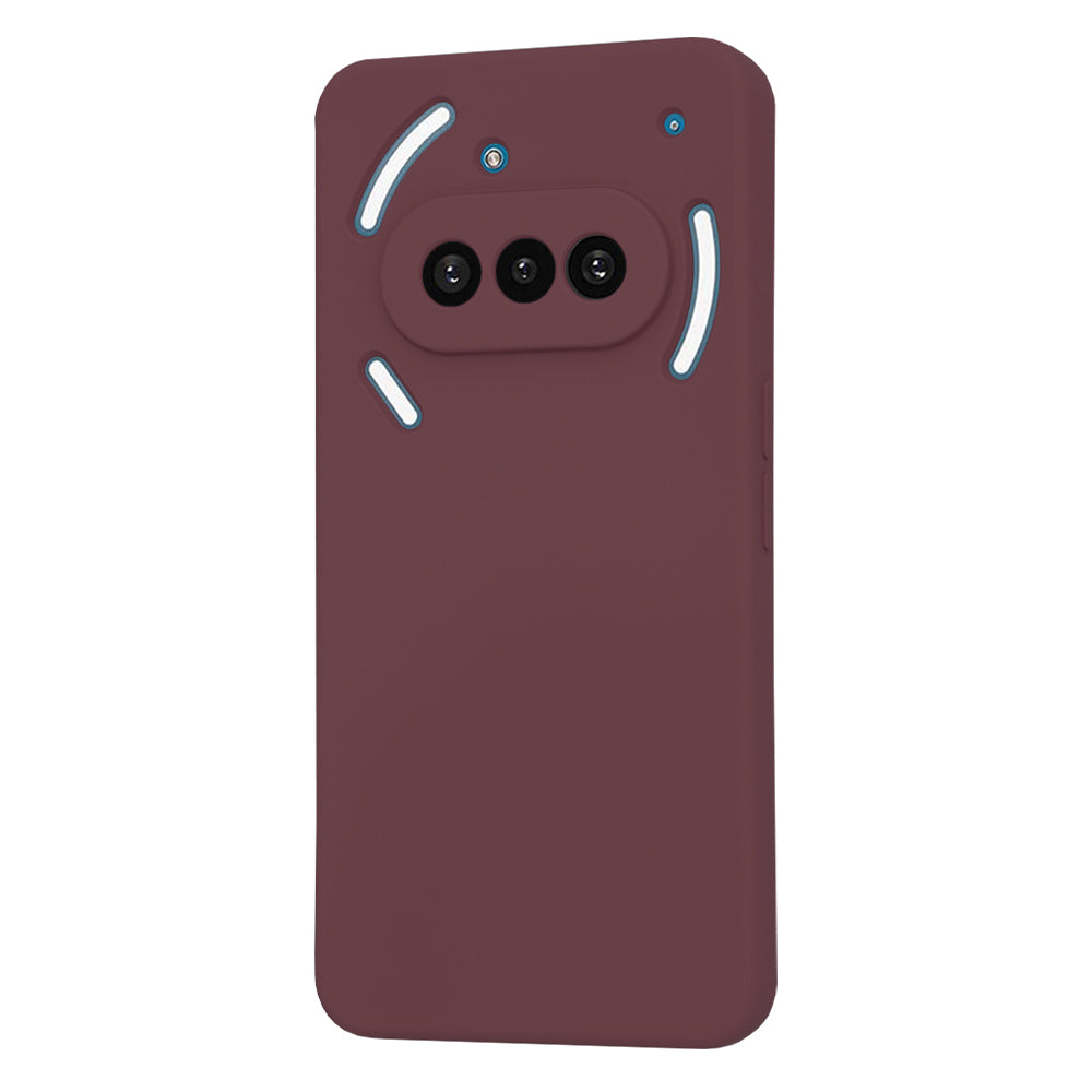 Deksel til Nothing Phone (3a), Techsuit, SoftFlex, Burgunder