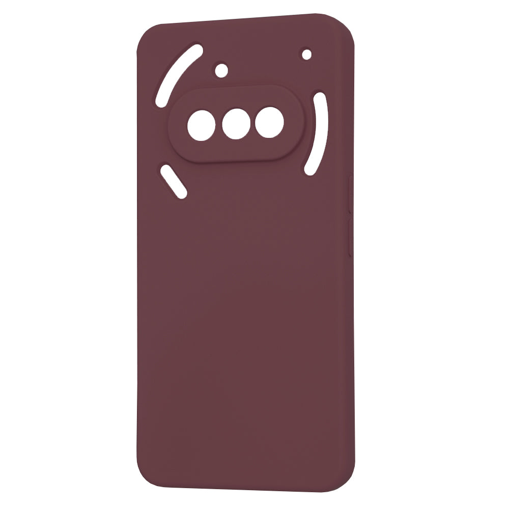 Deksel til Nothing Phone (3a), Techsuit, SoftFlex, Burgunder