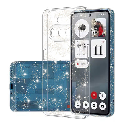 Deksel til Nothing Phone (3a), Techsuit, SparkleSkin, Transparent