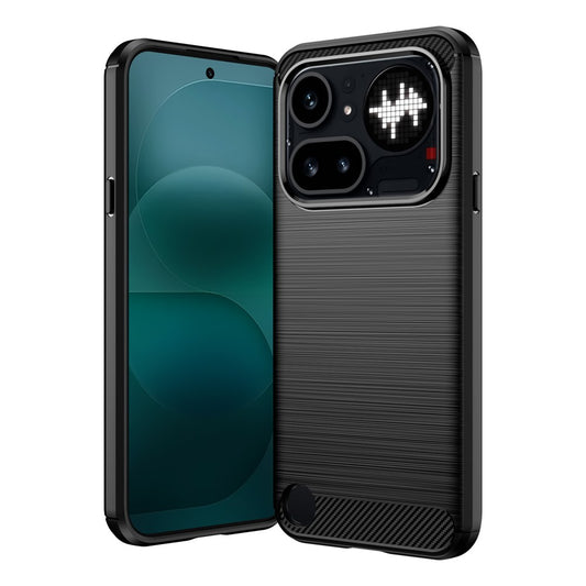 Deksel for Nothing Phone (4a) Pro, Techsuit, Karbon, Svart