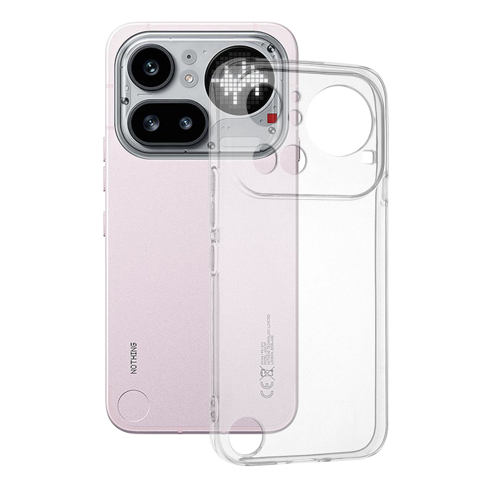 Deksel for Nothing Phone (4a) Pro, Techsuit, Klar, Gjennomsiktig