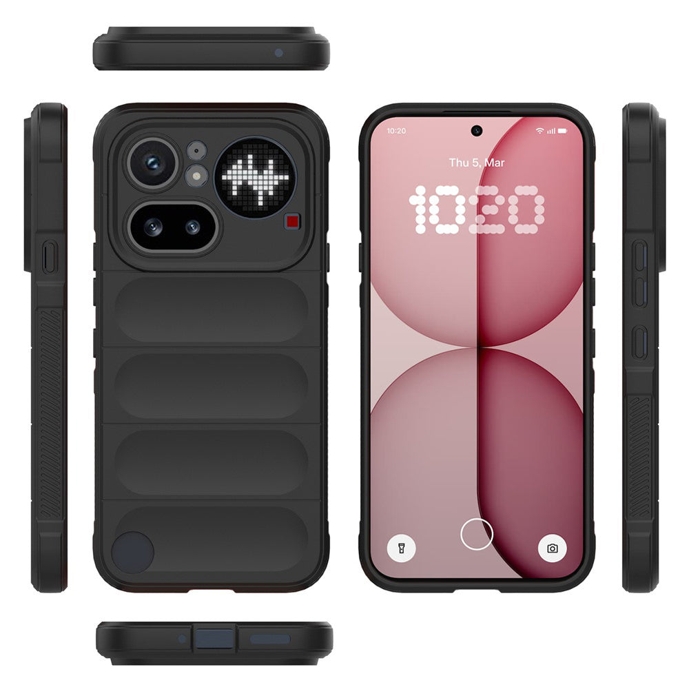 Deksel for Nothing Phone (4a) Pro, Techsuit, Magic Shield, Svart