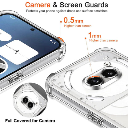 Deksel for Nothing Phone (4a) Pro, Techsuit, Shockproof Clear, Gjennomsiktig