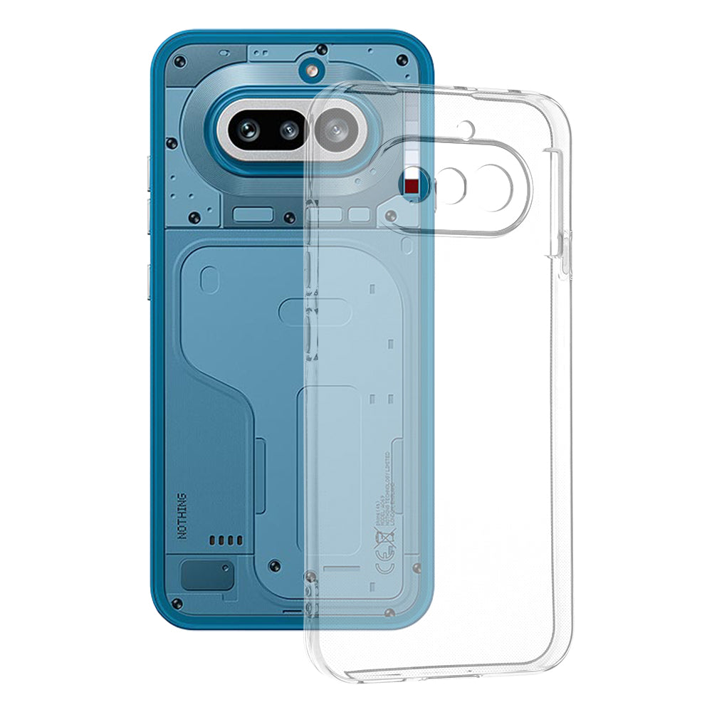 Deksel for Nothing Phone (4a), Techsuit, Klar, Gjennomsiktig