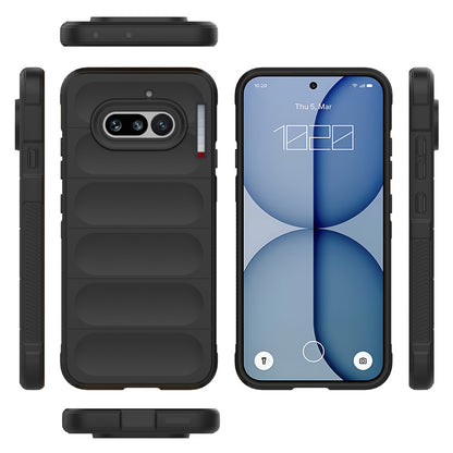 Deksel for Nothing Phone (4a), Techsuit, Magic Shield, Svart