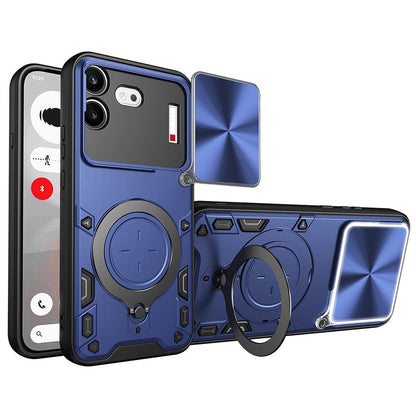 Deksel for Nothing Phone (4b), Techsuit, CamGuard Pro, Blå