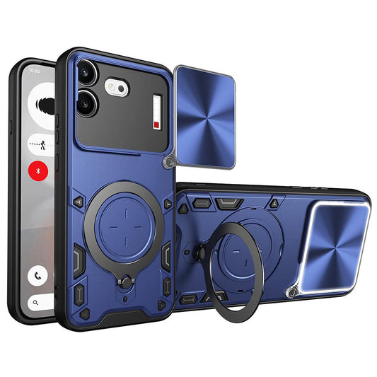 Deksel for Nothing Phone (4b), Techsuit, CamGuard Pro, Blå