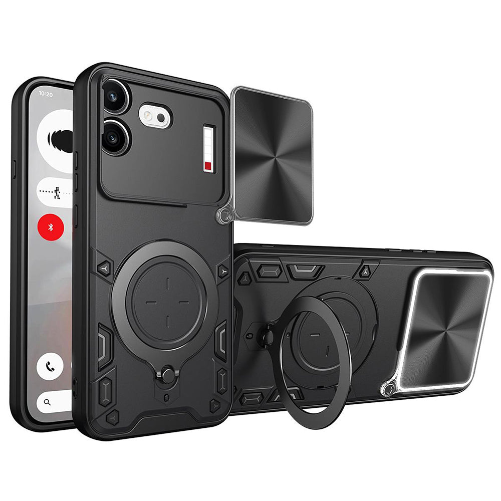 Deksel for Nothing Phone (4b), Techsuit, CamGuard Pro, Svart