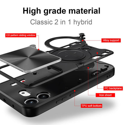 Deksel for Nothing Phone (4b), Techsuit, CamGuard Pro, Svart