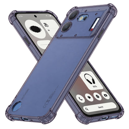 Deksel til Nothing Phone (4b), Techsuit, Støtsikker Klar, Røykfarget