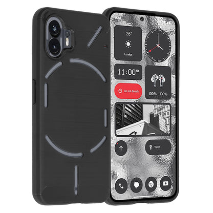 Deksel til Nothing Phone (2), Techsuit, karbon, svart