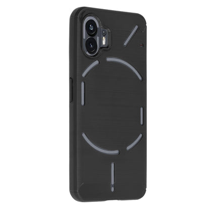 Deksel til Nothing Phone (2), Techsuit, karbon, svart