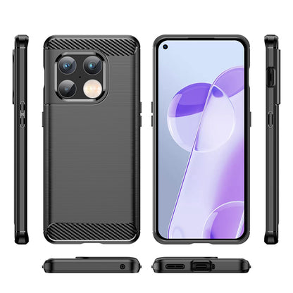 Deksel til OnePlus 10 Pro, Techsuit, Karbon, Svart