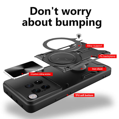 Deksel til OnePlus 12, Techsuit, CamGuard Pro, Svart