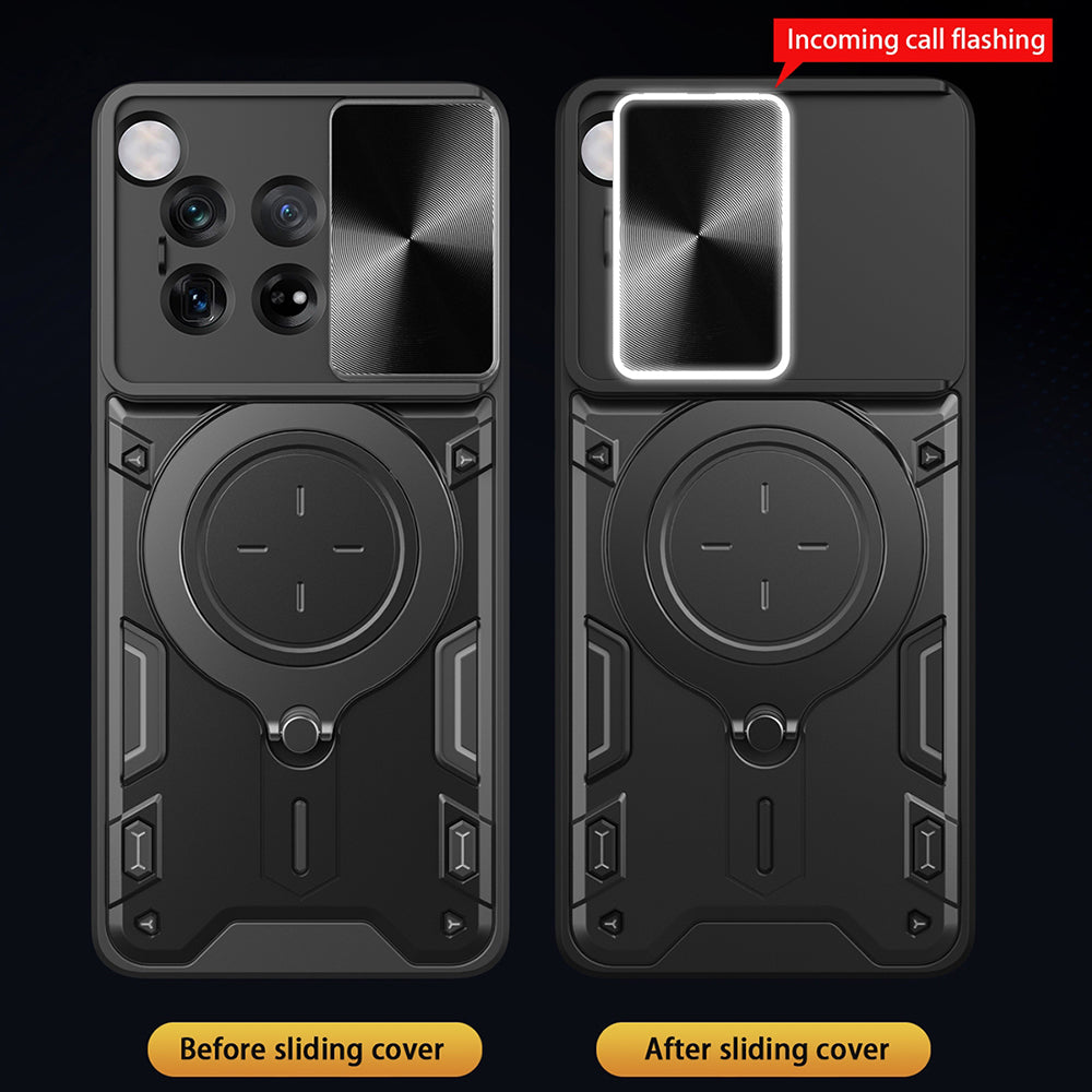 Deksel til OnePlus 12, Techsuit, CamGuard Pro, Svart