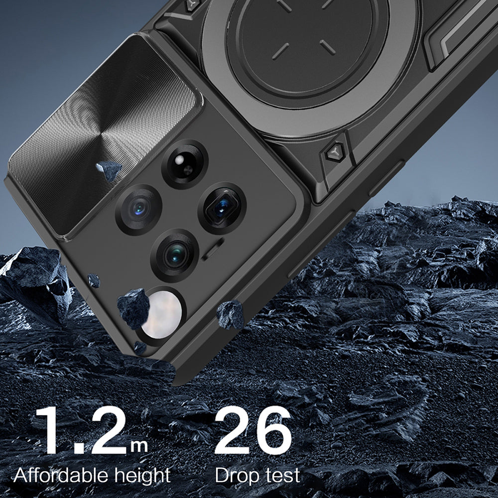 Deksel til OnePlus 12, Techsuit, CamGuard Pro, Svart