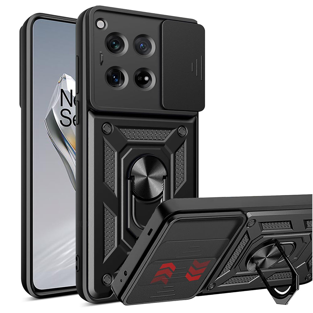 Deksel for OnePlus 12, Techsuit, CamShield, Svart