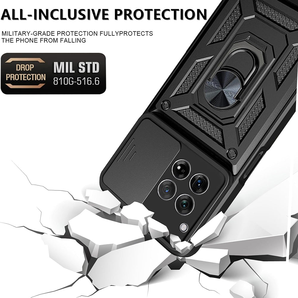 Deksel for OnePlus 12, Techsuit, CamShield, Svart