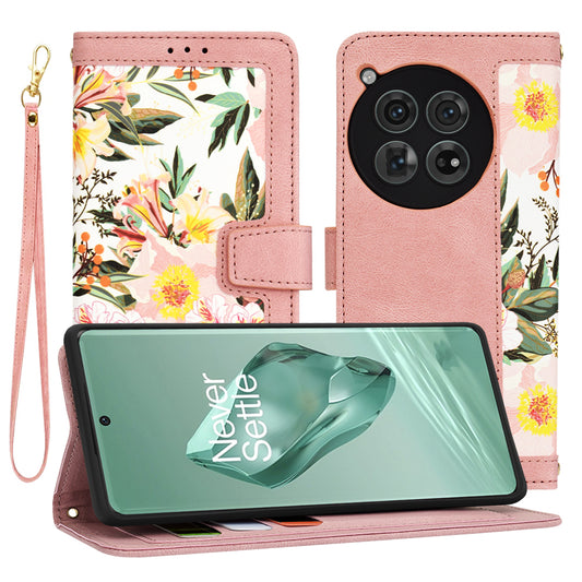 Deksel til OnePlus 12, Techsuit, FlipCraft, Rosa