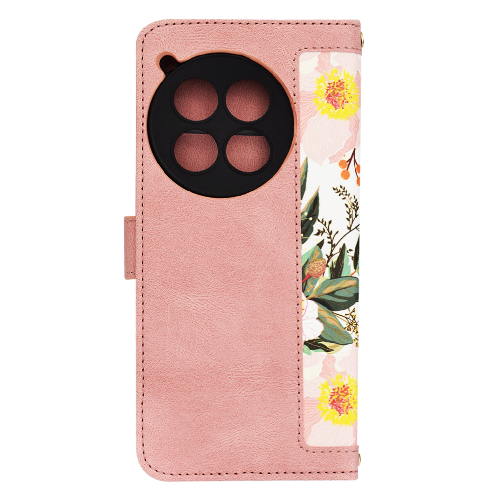 Deksel til OnePlus 12, Techsuit, FlipCraft, Rosa
