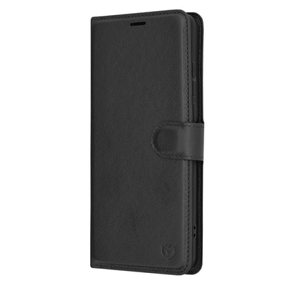 Deksel for OnePlus 12, Techsuit, Leather Folio, Svart