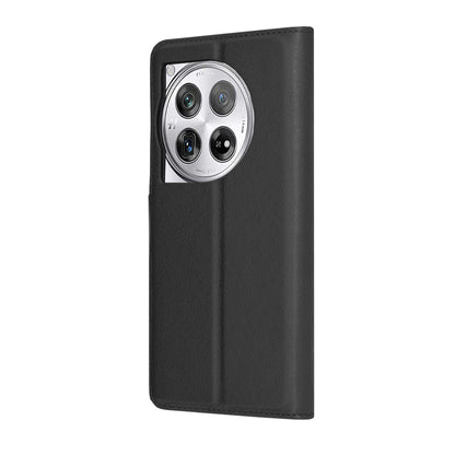 Deksel for OnePlus 12, Techsuit, Leather Folio, Svart