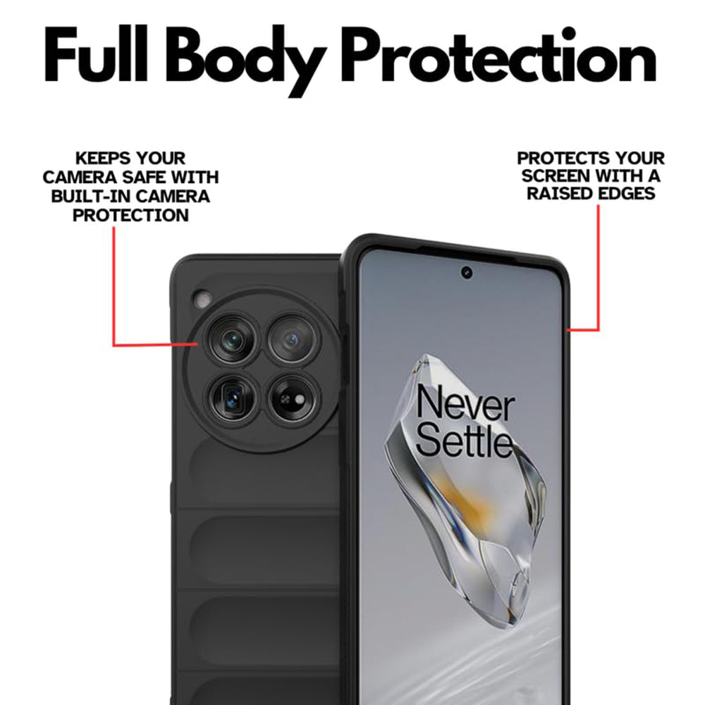 Deksel til OnePlus 12, Techsuit, Magic Shield, Svart