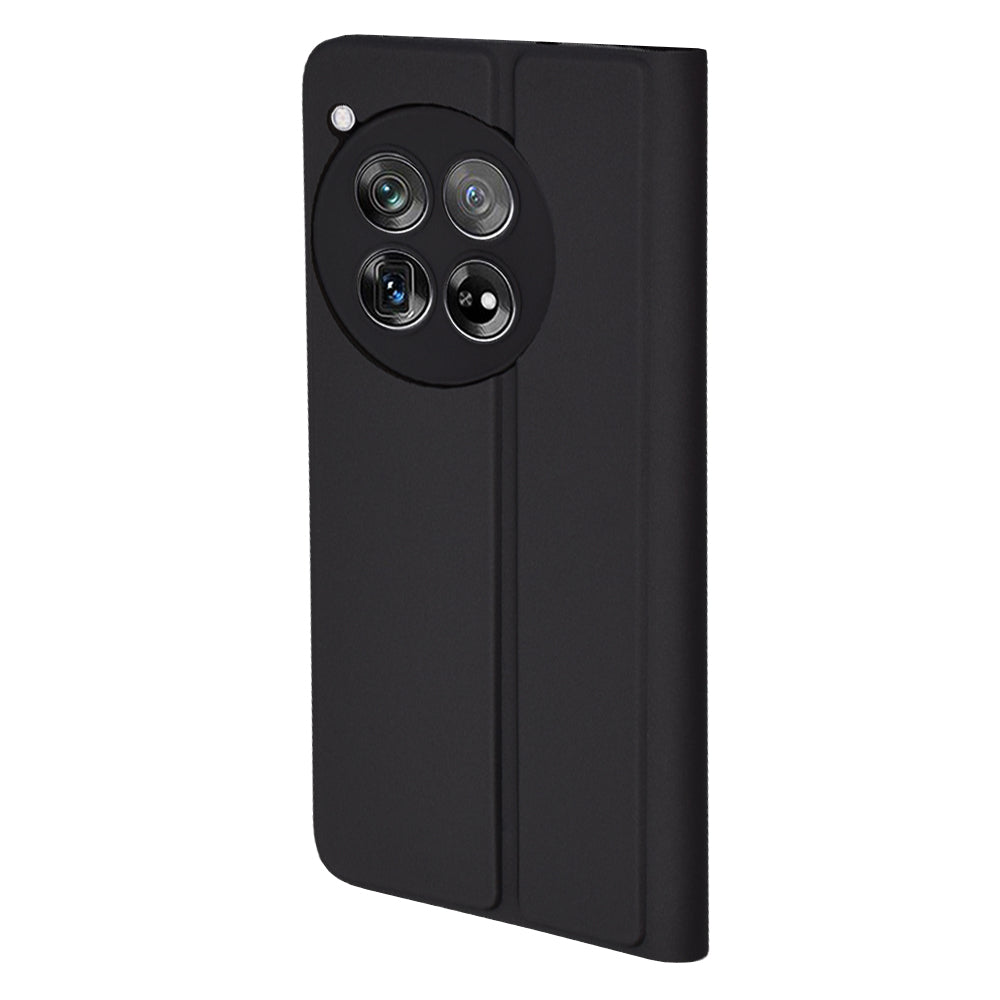 Deksel for OnePlus 12, Techsuit, Magskin Book, Svart
