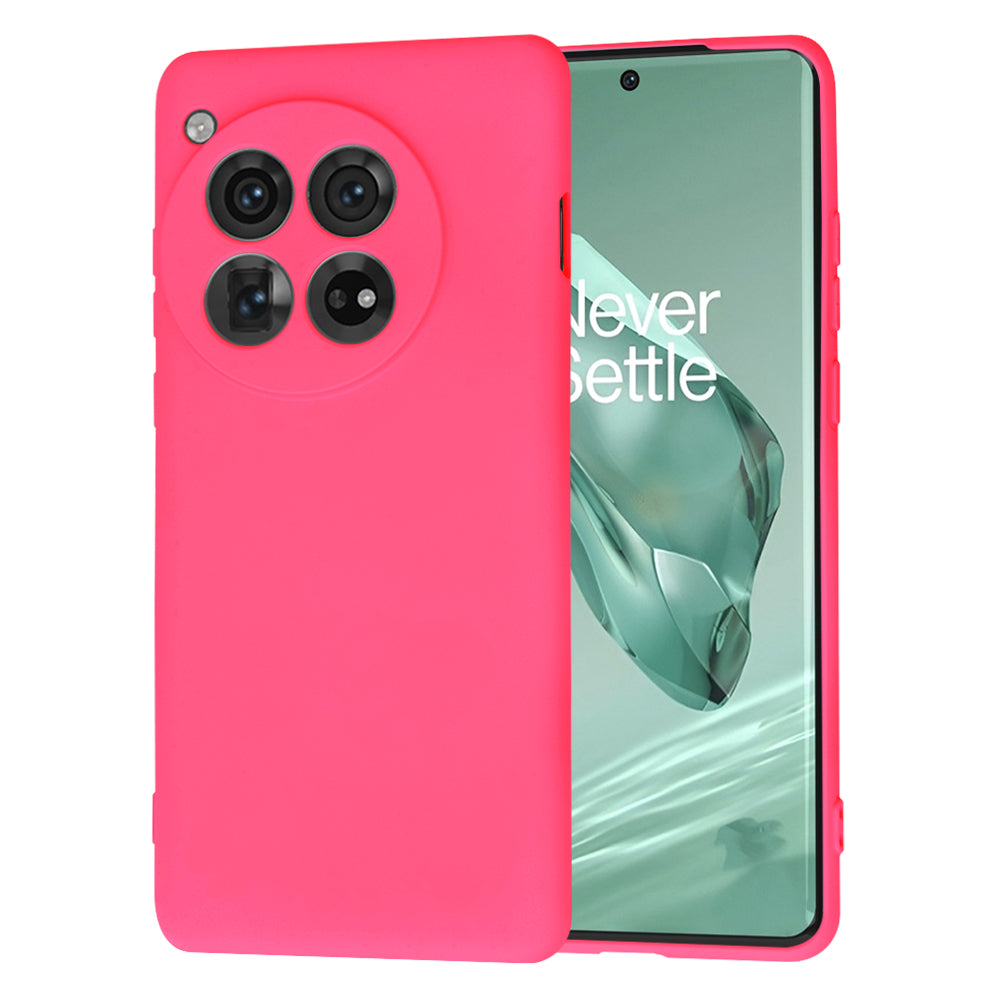Deksel til OnePlus 12, Techsuit, SoftFlex, Mørk Rosa