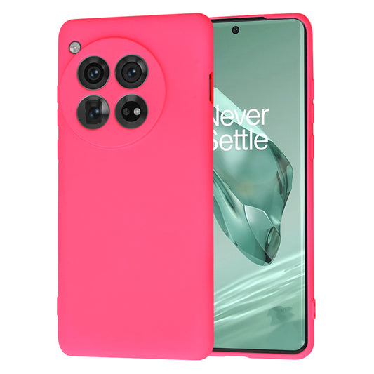 Deksel til OnePlus 12, Techsuit, SoftFlex, Mørk Rosa