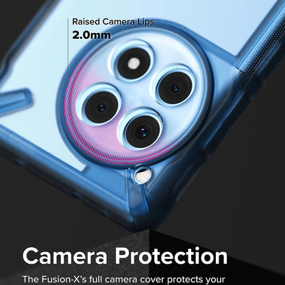 Deksel for OnePlus 12R, Ringke, Fusion X, Blå