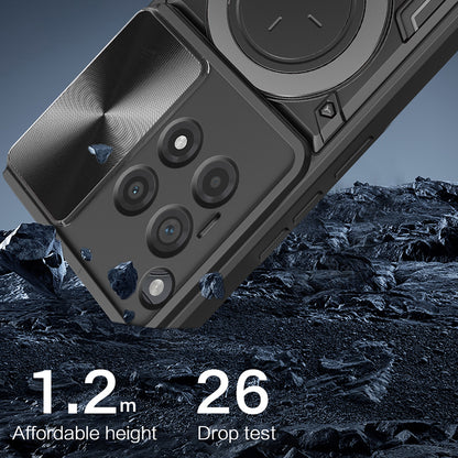 Deksel til OnePlus 12R, Techsuit, CamGuard Pro, Rosa Gull