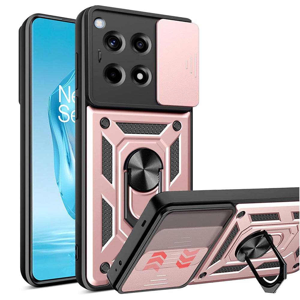 Deksel til OnePlus 12R, Techsuit, CamShield, Rosa