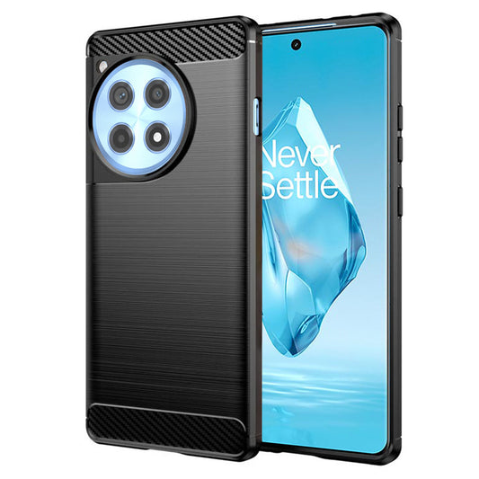 Deksel til OnePlus 12R, Techsuit, Karbon, Svart