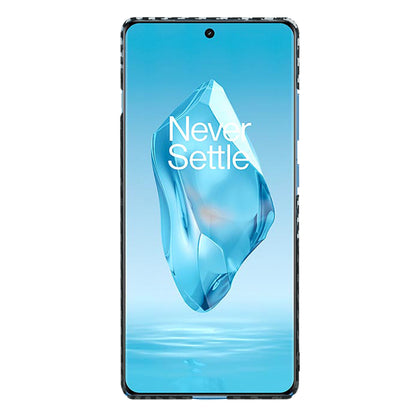 Deksel for OnePlus 12R, Techsuit, Carbonite FiberShell, Svart Grå