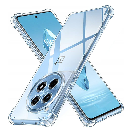 Deksel for OnePlus 12R, Techsuit, Støtsikker Klar, Transparent