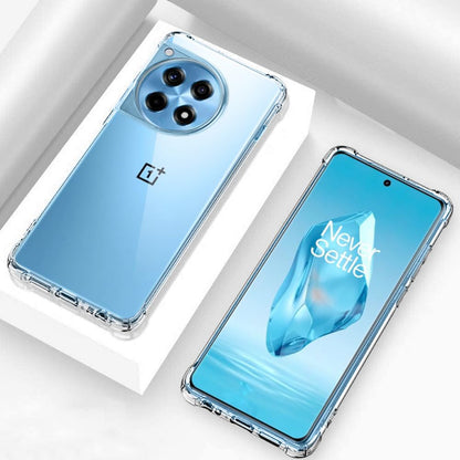 Deksel for OnePlus 12R, Techsuit, Støtsikker Klar, Transparent