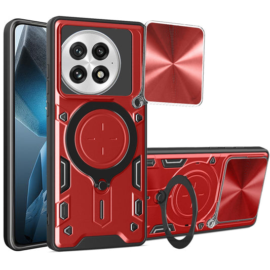 Deksel til OnePlus 13, Techsuit, CamGuard Pro, Rød