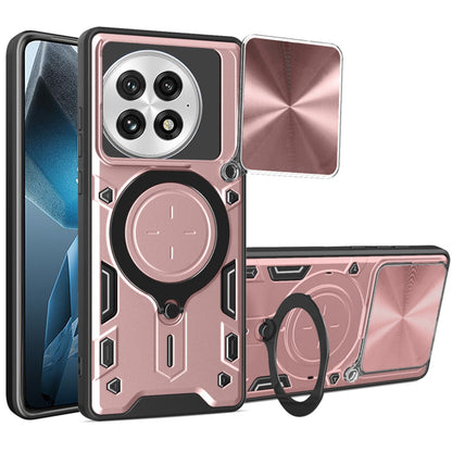 Deksel til OnePlus 13, Techsuit, CamGuard Pro, Rosa Gull