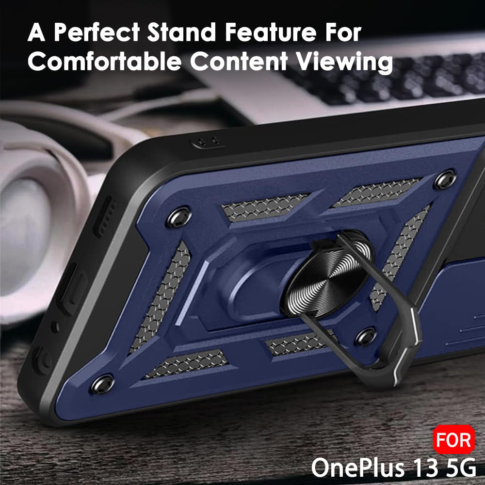 Deksel for OnePlus 13, Techsuit, CamShield, Blå
