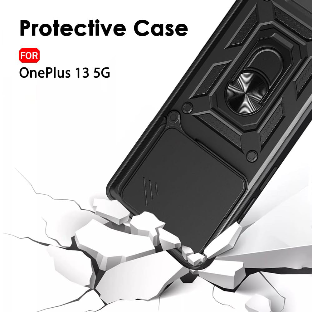Deksel til OnePlus 13, Techsuit, CamShield, Svart