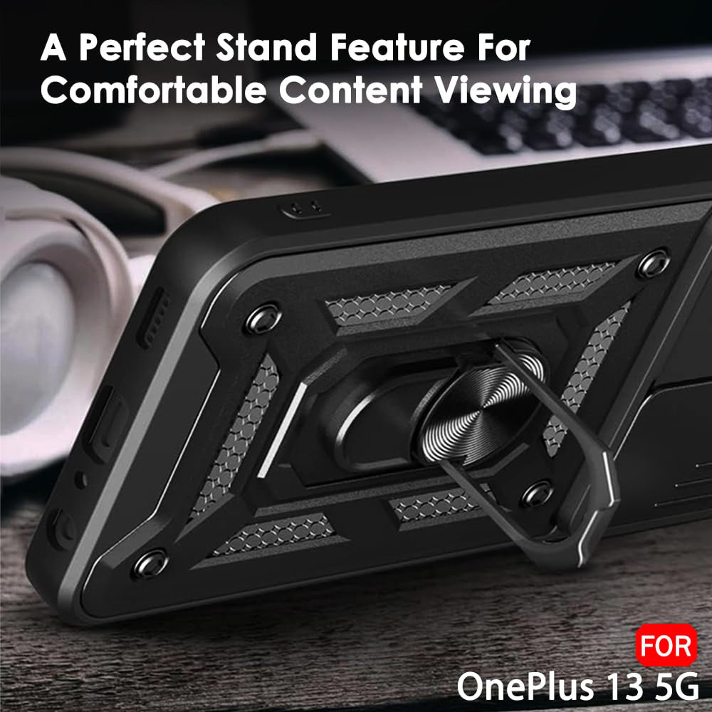 Deksel til OnePlus 13, Techsuit, CamShield, Svart