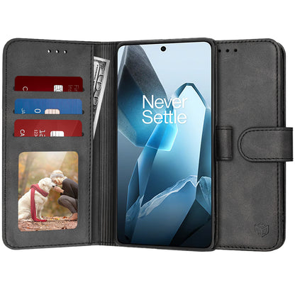 Deksel for OnePlus 13, Techsuit, Diary Book, svart