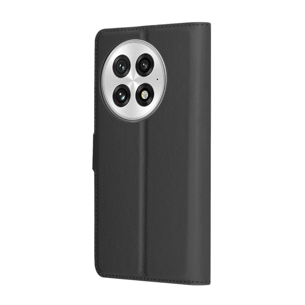 Deksel for OnePlus 13, Techsuit, Leather Folio, Svart
