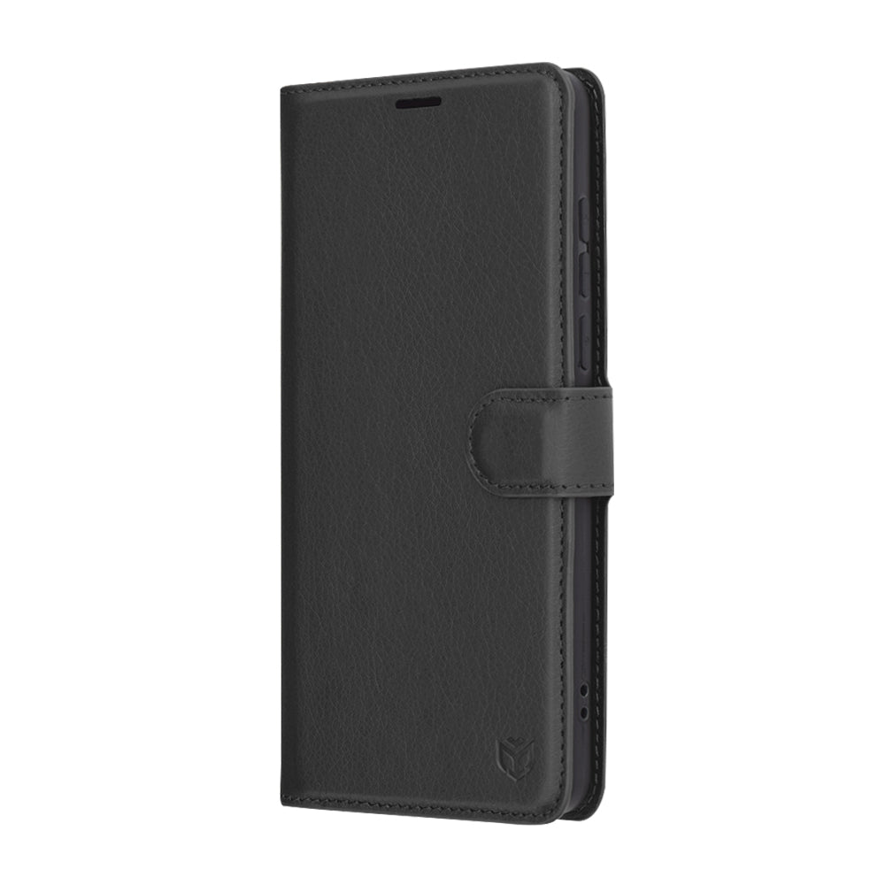 Deksel for OnePlus 13, Techsuit, Leather Folio, Svart