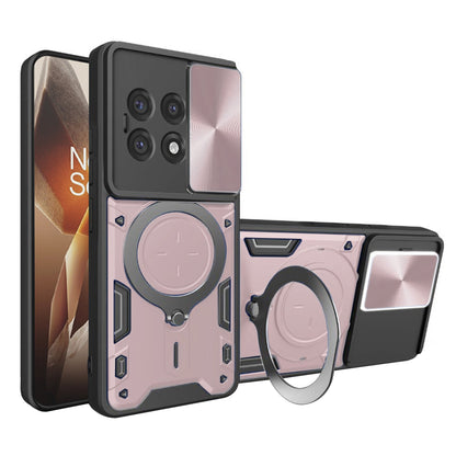 Deksel til OnePlus 13R, Techsuit, CamGuard Pro, Rosa Gull